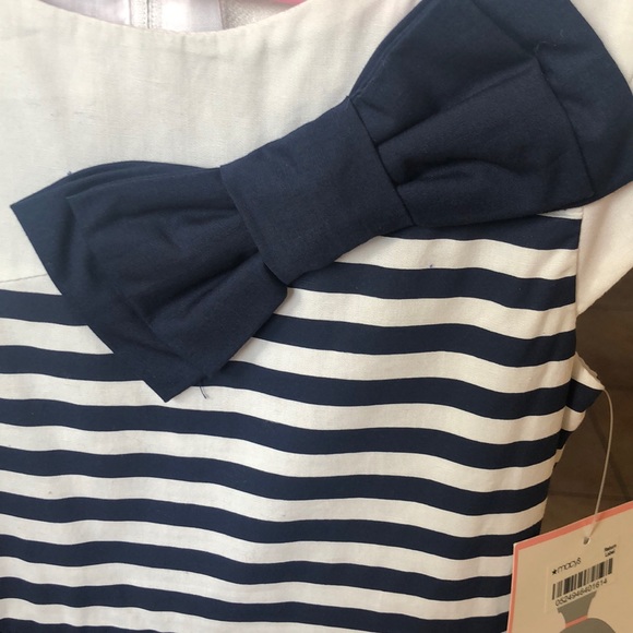 Navy and white Rare Editions dress - Picture 5 of 6